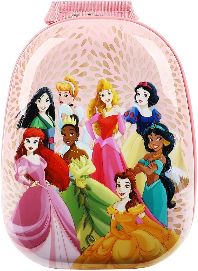Disney Princess Character Art 2-Pack Backpack and 18" Luggage Set