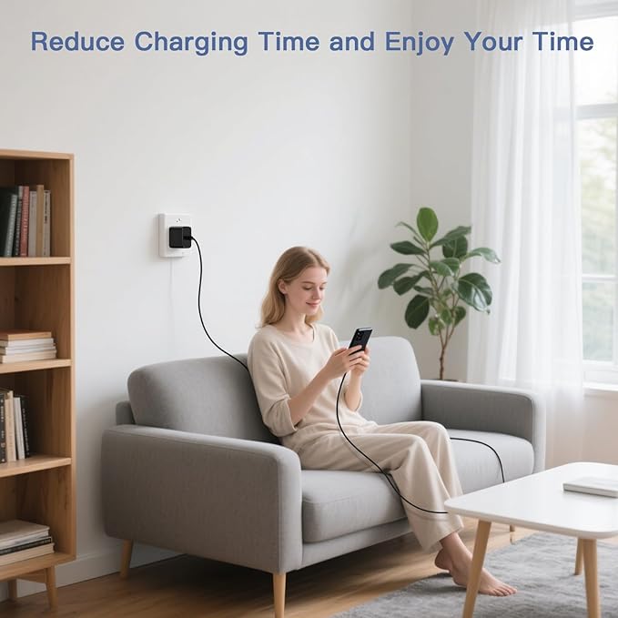 45W Samsung Super Fast Charger Block, 2Pack Type C Fast Charging Block with 3FT 6FT USB C Charger Cable Compatible with Samsung Galaxy S24 S23 S22 S21 Ultra/S20/S20 Ultra/Note 20 Ultra