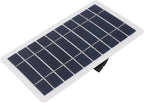 5W Solar Panel for Phone Radio, Solar Panel Charger for Micro USB & USB C Port, 5W USB Solar Panel for Small Devices, Without Power Storage Function
