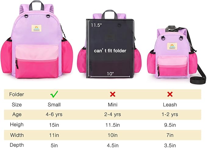 STEAMEDBUN Backpack Leash for Toddlers 1-3: Baby Backpack with Leash for Boys Girls - Anti-Lost Harness for Walking
