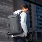 Muzee Backpack for Men Waterproof and Travel Laptop Backpack with USB Charging, Fits 17 Inch Laptop and Tech Gear