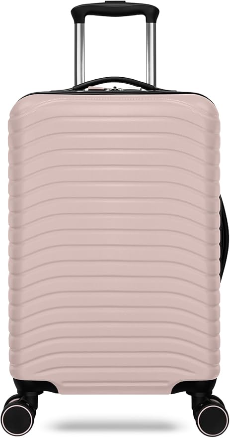 Everest Expandable Hardsided Spinner (Pink, 20-Inch Carry-On)