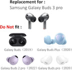 Replacement Silicone Eartips Earbuds Tips Set for Samsung Galaxy Buds 3 Pro Accessories Headphones Ear Tips,6 Pairs (3 Sizes S/M/L) (White)