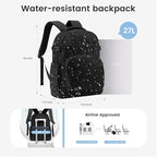 LOVEVOOK Laptop Backpack for Women with Giant Tumbler Holder Pocket,15.6 Inch Puffer Travel College Work Backpack Purse for Teacher Nurse,Waterproof Laptop Bag Computer Back Pack Casual Daypack,Khaki
