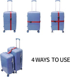 Luggage Straps 2-80Red