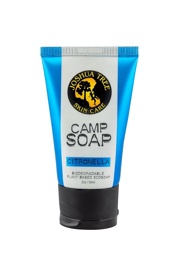 JOSHUA TREE Skin Care Biodegradable Citronella Camp Soap, 2 OZ Plant Based Ecosoap
