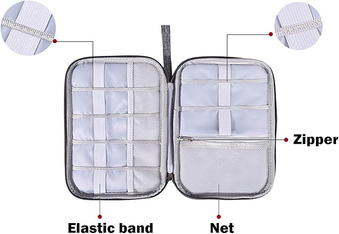 Organizer Case Small Electronic Devices USB Charger Accessories Mouse Phone Cable SD Power Bank Earphone