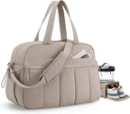BAGSMART Gym Bag for Women, Duffle Bag for Travel with Wet Pocket, Lightweight Carry on Weekender Duffel, Water Resistant