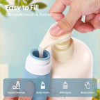 Redfly 17PCS Travel Bottles for Toiletries, TSA Approved Silicone Travel Size Containers, Leak Proof Toiletry Containers for Shampoo, Conditioner, Lotion & Creams Gray