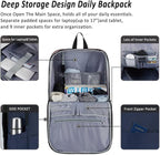 MAXTOP Deep Storage Laptop Backpack Business Anti-theft Backpacks[Water Resistant] College School Computer Bookbag Fits 17 Inch Laptop