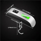 Luggage Weight Scale, 6pcs 110lb/50kg Portable Digital Scale LCD Display Electronic Hook Scale Luggage Hanging Suitcase Travel Baggage Weight Balance Tool,for Travel