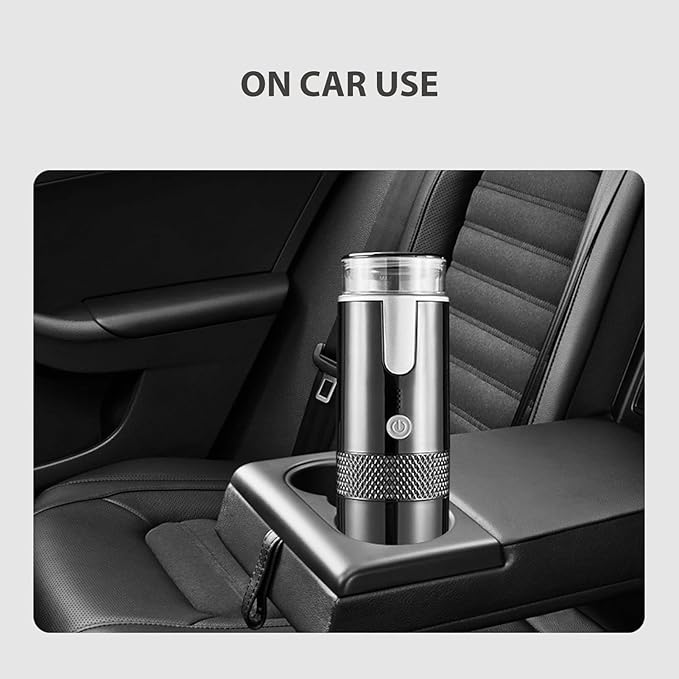 Battery Operated Coffee Maker, Portable Espresso Machine, Portable Coffee Maker, for Travel, Car, Camping, Office (Add Hot Water)