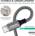 etguuds Long USB C Cable 10ft, 1-Pack, Braided USB A to USB C Charger Cable, Type C Charger Cord Fast Charging for iPhone 16 15 Series, Samsung Galaxy S25 S24 S23, Pixel, Switch and More