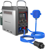 CAMPLUX Nano 3 Max, Portable Propane Water Heater & Shower Pump, Rechargeable Portable Shower System, CSA Certified Safety, Instant Hot Water for Camping, Hiking, Glamping & Vacationing
