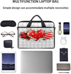 Laptop Shoulder Bag for Women Men, Waterproof Computer Case Messenger Bag Briefcase for Business Office Travel