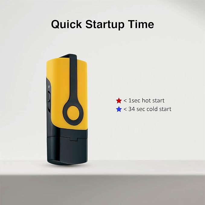 Canmore GT-730FL-S USB GPS Tracker Stick Data Logger (Built-in Rechargeable battery, WAAS, A-GPS, 256,000 Waypoints, 65 channels, Windows XP / Vista / 7 Compatible)