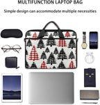Laptop Shoulder Bag for Women Men, Waterproof Computer Case Messenger Bag Briefcase for Business Office Travel