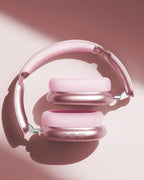 Wentronic Y02 Active Noise Cancelling Headphones, Wireless Over-Ear Bluetooth 5.4 Headphones, Multiple Modes, 60H Playtime, Hi-Res Audio, Big Bass, Foldable Lightweight for Travel Home Office, Pink