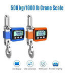 1100lb/500kg Mini Digital Hanging Scale for Luggage & Fishing