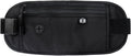 FuninCrea Waterproof Hidden Money Belt for Travel, Anti-Theft Belt Bag with RFID Blocking Function Adjustable Slim Waist Bag with 2 Zipper Pockets and 1 Back Pocket for Men and Women (Style l, Black)