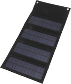Jeanoko 1PCS 40W Foldable Solar Panel Charger, Low Light Solar Panel, High Conversion Efficiency for Backpacking for Camping,Portable Solar Panel Kit(Black)