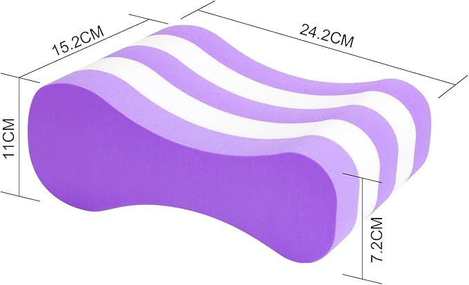 Swimming Pull Float, Soft Swimming Float Kickboard, EVA 5-Layer Pull Buoy Leg Float, Pool Training Aid, Legs and HIPS Support for Adults, Kids, and Beginners