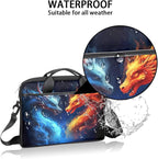 Laptop Shoulder Bag for Women Men, Waterproof Computer Case Messenger Bag Briefcase for Business Office Travel