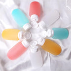 Travel Size Toiletry Bottles Set, 2oz Leak Proof Refillable Containers, 8 Pack Squeezable Bottles for Shampoo, Conditioner, Lotion, Travel Accessories