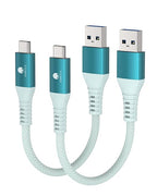 CONMDEX USB to USB C Cable [2ft, 2-Pack] 10Gbps USB 3.1 Gen 2 Android Auto CarPlay Data Transfer Type C Charger Cord, Fast Charging USB C Cable for iPhone 17 16 Plus Pro Max Samsung Galaxy S25, Green
