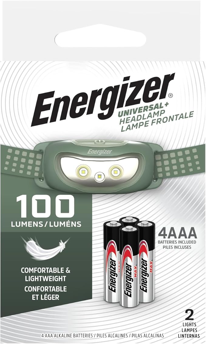 Energizer Universal+ LED Headlamp (2-Pack),