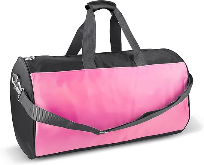 C&F BOGMOST Small Travel Duffel Bag Foldable Waterproof Gym Bag for Gym Beach Swim Bag Men Women Duffle Bag Lightweight Oxford Cloth Sports Bag-Pink