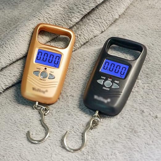 50KG Digital Hanging Scale Precision Portable Electronic Pocket Luggage Weighing Steelyard Weiheng