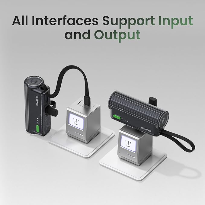 Sharge Flow Mini 2 Power Bank& 65W Retractable Charger Bundle