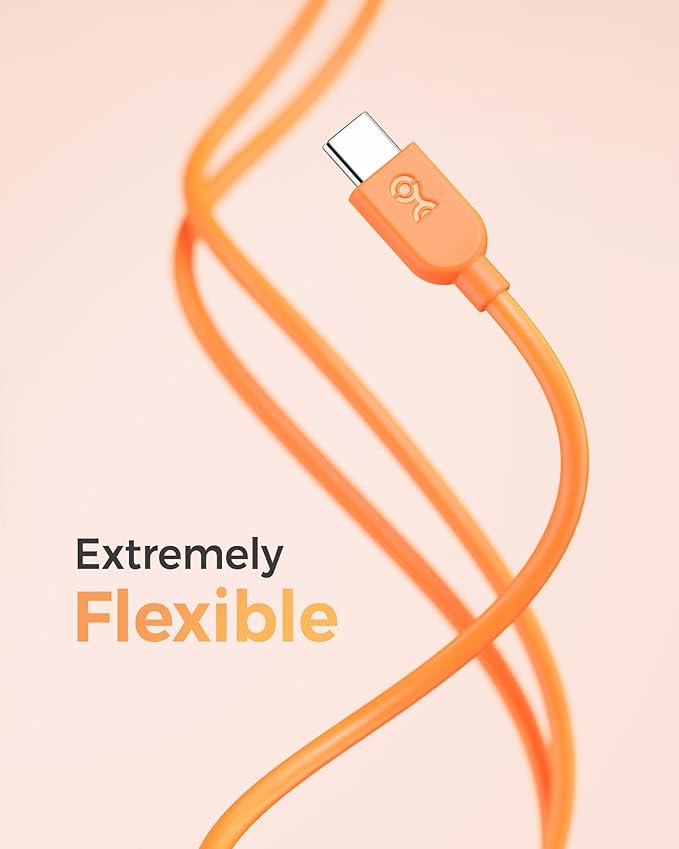 Cable Matters 3-Pack Short USB A to USB C Cable 3ft in Orange Blue Purple, Support Apple CarPlay, Android Auto, USBA to USBC Charging Cable for iPhone 16/15 Pro Max Plus, Galaxy S23
