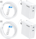Mac Book Pro Charger, 100W USB C Fast Charger for MacBook Pro/MacBook Air 16 15 14 13 Inch, iPad Pro, iPhone 16/15 Pro and All USBC Devices, GaN Foldable Power Adapter with 10 FT USB C Charge Cable