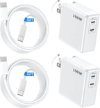Mac Book Pro Charger, 100W USB C Fast Charger for MacBook Pro/MacBook Air 16 15 14 13 Inch, iPad Pro, iPhone 16/15 Pro and All USBC Devices, GaN Foldable Power Adapter with 10 FT USB C Charge Cable