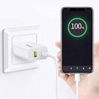 2 Pack 30W USB C Charger Block, Dual Port Type C Wall Charger Fast Charging Power Adapter Cube for iPhone 14/14 Pro/14 Pro Max/14 Plus/13/12/11, XS/XR/X, iPad, Samsung, More