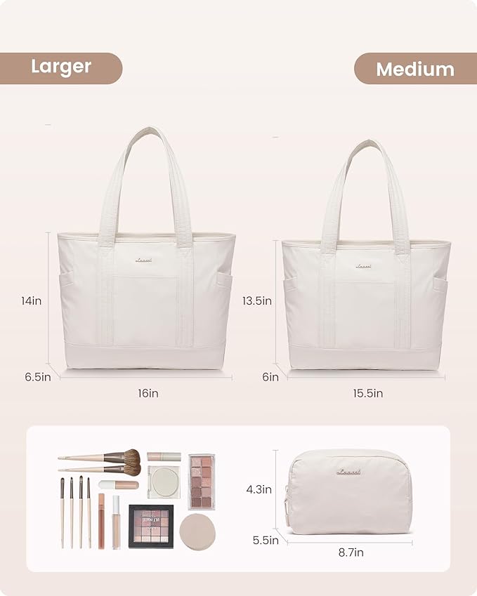 LOVEVOOK Tote Bag for Women,Lightweight Gym Tote Bag with Zipper,Work Tote with Laptop Pocket,Nurse Dance Yoga Bag for Travel