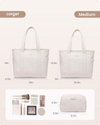 LOVEVOOK Tote Bag for Women,Lightweight Gym Tote Bag with Zipper,Work Tote with Laptop Pocket,Nurse Dance Yoga Bag for Travel