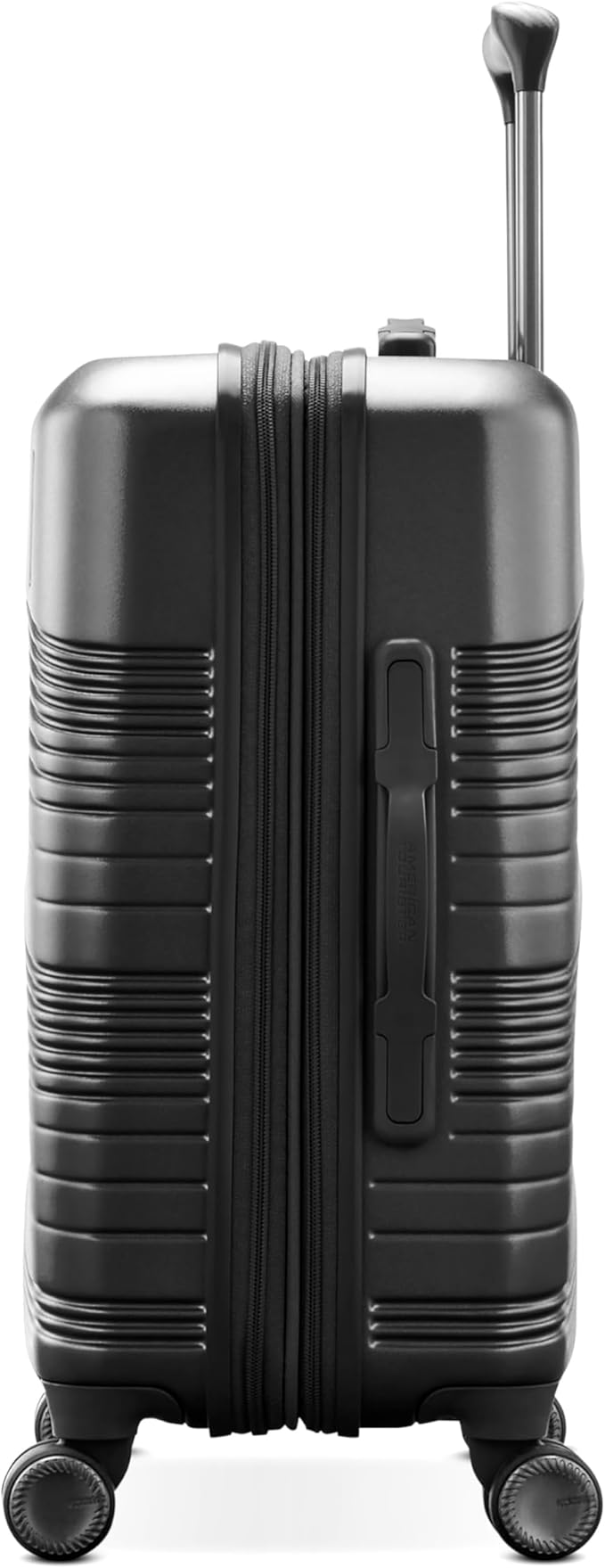 American Tourister Colorlite II 2 Piece Hard Side Expandable Luggage Set with Spinner Wheels, Black