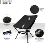 ONETIGRIS Tigerblade Camping Chair, Lightweight Folding Backpacking Hiking Chair, Compact Portable 330 lbs Capacity