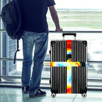 Luggage Straps for Suitcases TSA Approved-2 Pack Bright Personalized Luggage Belt Strap for Suitcase/Carry On Bag Luggage Accessories for Travel (Tie-Dye)
