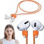 Mooyavia 1 Pack Ultra Strong Magnetic Straps, Soft Silicone Anti-Lost Neck Lanyard Compatible with Pro 3rd 2025, Orange