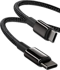 Baseus USB C Cable, 100W PD 5A QC 4.0 Fast Charging USB C to USB C Cable, Zinc Alloy Nylon Braided Type C Data Cable for Samsung S21 S20+ S10 Note 10 iPad Pro MacBook Pro Google Pixel and More (2M)