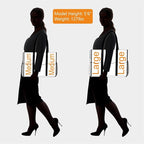TOPDesign Utility Water Resistant Tote Bag with 13 Pockets, Top Zipper Closure & Thick Bottom Support, for Working Women