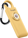 Thopeb–The Original Personal Safety Alarm for Women Self Defense – Elders & Kids Self Defense Keychain Siren – 135dB Loud Siren Bird Sound – Cute Key Chains Protection (Metallic Gold)