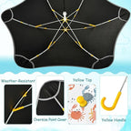 ALAZA Kids Umbrella Stick Umbrellas Cute Umbrella for Boys Girls Toddler UV/Sun Rain Windproof