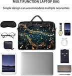 Laptop Shoulder Bag for Women Men, Waterproof Computer Case Messenger Bag Briefcase for Business Office Travel