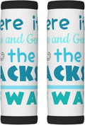 2 Pack the Backside of Water-Jungle Cruise Luggage Handle Wraps Suitcase Tags Identifiers for Travel Accessories