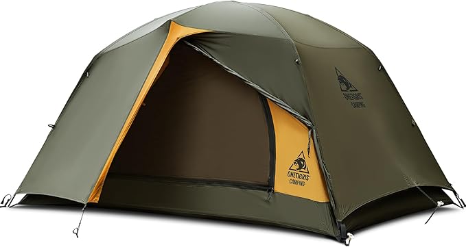 OneTigris Stella 4 Season Camping Tent Backpacking Waterproof Lightweight Easy Setup Instant 3000mm Waterproof Rating Outdoor Hiking Tent